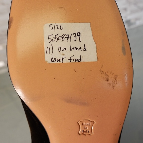 Gianvito Rossi Womens Leather 36 SINGLE SHOE Left Amputee Flat Oxford 6 NEW - Picture 9 of 12